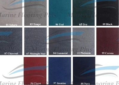 MARINE FLOORING PLUS 20 oz. Do-It-Yourself All Purpose Boat Carpet Kit - 8' wide x Various Lengths