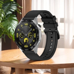 22mm Sports Watchband Solid Color Watch Strap Replacement for Huawei Watch GT4 - Photo 1/23