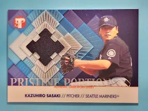 Camiseta Topps Pristine Portions 2002 reliquia Kazuhiro Sasaki #PP-KS 147/425 ⚾ - Imagen 1 de 2
