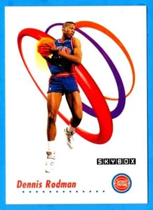 1991-92 Skybox DENNIS RODMAN (ex-mt) Detroit Pistons - Picture 1 of 2