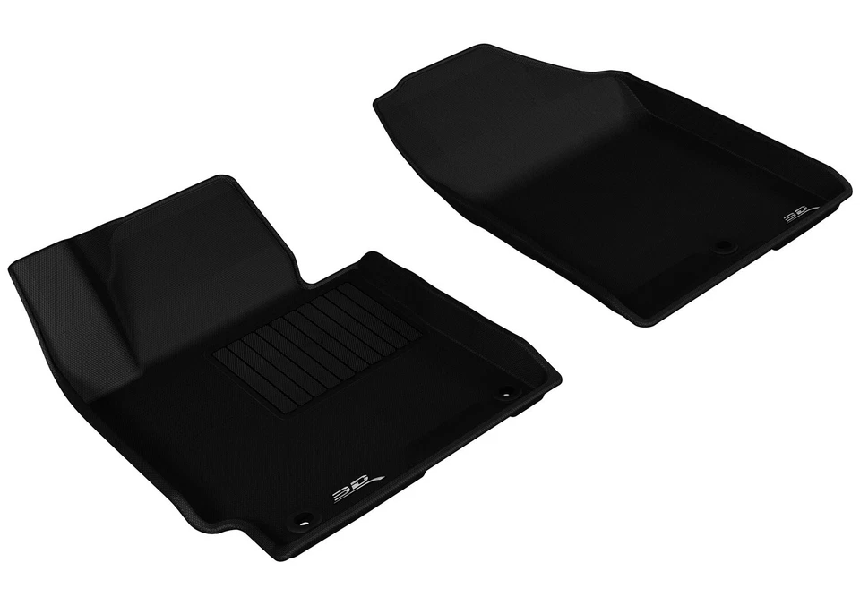 3D MAXpider Kagu 1st Row Floor Mats for 14-16 Hyundai Elantra Sedan/Coupe-Black - Image 1 of 1
