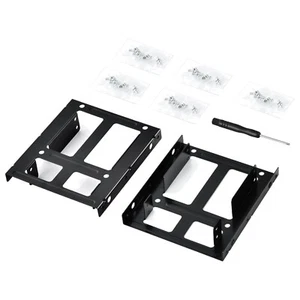 SSD Einbaurahmen 2,5 auf 3,5 Zoll Festplatten Adapter Halterung - Bild 1 von 10