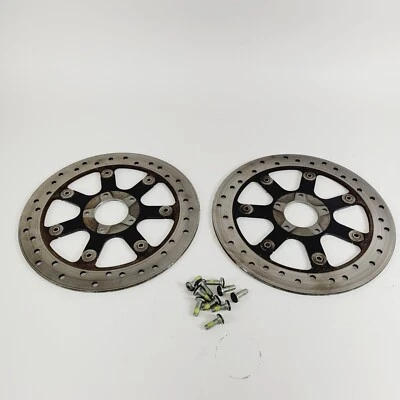 08-23 OEM Harley CVO Touring Front Floating Brake Rotors 11.8" or 11 7/8 - Image 1 of 4