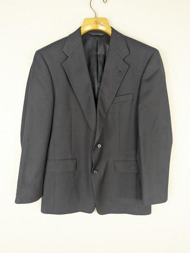 Blazer Burberry vintage uomo 38S cappotto sportivo lana gessato