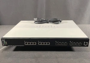 Cisco SG550XG-8F8T-K9 8x 10Gbase-T 8x 10Gbe SFP+ Managed Switch -Same Day Ship - Picture 1 of 5