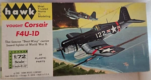 Avión Hawk Vought corsair F4U-1D modelo 1/72 604-60 - Imagen 1 de 4