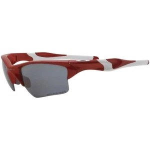 Oakley Custom Half Jacket 2.0 XL Satin Red Polarized Grey Lens Sports Sunglasses - Picture 1 of 1