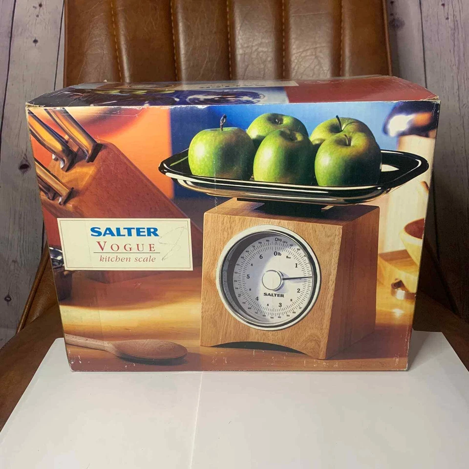 Винтажные кухонные весы Salter Vogue новые в коробке середина века современные очень редкие - Изображение 1 из 4