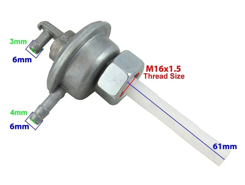 Auto Gas Fuel Tank Pump Switch Petcock For Honda Honda SPREE NQ50 1986 1987 - Image 1 of 2