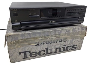 Technics SL-PD667 5-Disc Carousel CD Changer Player No Remote - Tested - w/ Box - Picture 1 of 24