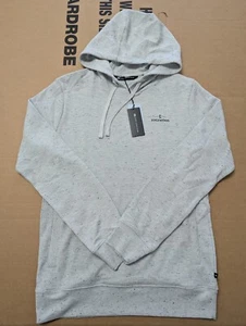 NWT MEN'S TRAVIS MATHEW CLOUD WAFFLE HOODIE, SIZE: S, COLOR: LIGHT GRAY (M23) - Picture 1 of 2