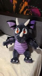 Custom Plush Black and purple dragon Stuffed version - Picture 1 of 4