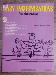 Natale anni 40 facili improvvisazioni tutti gli organi spartiti canzoni libro vintage 1949 - Foto 1 di 4