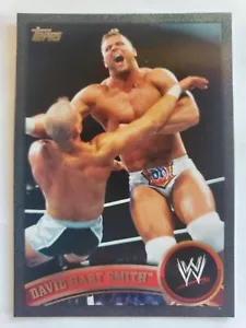 2011 Topps WWE David Hart Smith Black Parallel Serial Numbered 835/999 - Picture 1 of 2