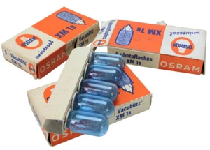 15 Blitzlampen Flashbulbs OSRAM Vacublitz XM 1b (Ref#M-121) - Bild 1 von 5