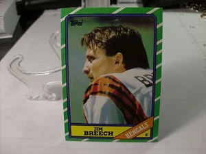 1986 Topps Football #262b - Jim Breech VAR - Cincinnati Bengals 86-044 - Bild 1 von 2