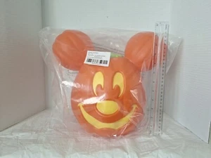 Neu 2024 Disney Parks Mickey Mouse leuchtender Kürbis 14 Zoll - Bild 1 von 4