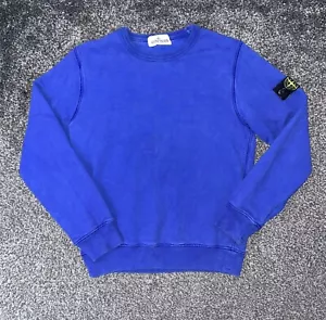 Stone Island Junior Jersey / Sudadera Azul Real Niños Edad 9-10 años PVP £160 - Imagen 1 de 11