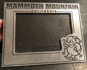 Rare Vintage Mammoth Mountain California Picture Frame Ski Snowboard Souvenirs - Picture 1 of 5