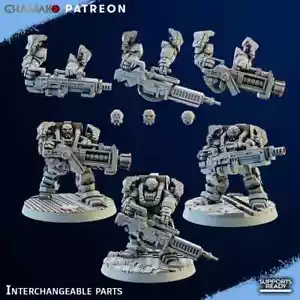 Space Dwarves Thunderlords (3 modelli) | ad esempio come Leagues of Votann Thunderkyn - Foto 1 di 4