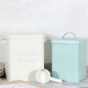 Storage Container Laundry Washing Powder Detergent Peg Box Scoop (carton) - Picture 1 of 14