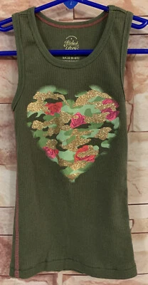 Faded Glory Girl's Green Sleeveless Tank. Size S (6-6x). - Image 1 of 4
