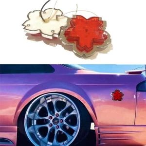 X2 Sakura Flower Red Side Marker / Accessory / LED Light Turn Signal Universal - Bild 1 von 7