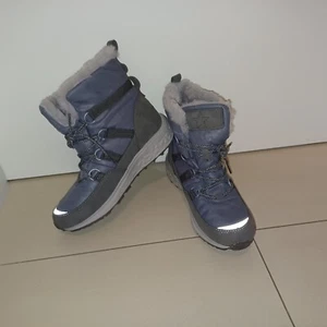 NEU Schneeboots 38 Winterstiefel Schuhe Kuschelig Warm Gefüttert Grau TopZustand - Bild 1 von 17