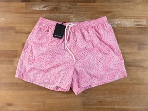 KITON Napoli pink floral print nylon swim shorts Size XL authentic NWT - Picture 1 of 7