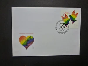2021 SLOVENIA GREETINGS STAMP FDC FIRST DAY COVER - Picture 1 of 1