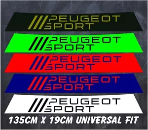 Peugeot Sport Sonnenleiste universal montiert 135x19cm - Bild 1 von 3