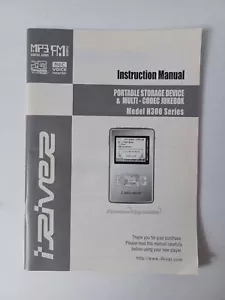 iRiver H300 Series Manual for All 300 Series Multi-Codec Jukebox - Picture 1 of 2