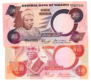 Nigeria … P-24c.25c … 5 Naira … ND (1984-2000) … Auswahl *UNC*😉 - Bild 1 von 2