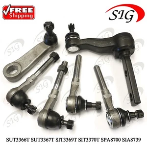 For Ford F-150 1997 - 2004 4WD Inner Outer Tie Rod End Pitman Idler Arm Kit 6PC - Picture 1 of 6
