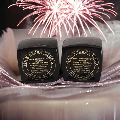 2 Pack SIGNATURE CLUB A Rapid Transport C Infused ELASTILIFT For Neck 1oz SEALED - Image 1 of 4