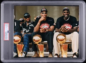 1998 Michael Jordan / Pippen / Rodman NBA Champions PSA Type 1 Photograph I - Picture 1 of 2