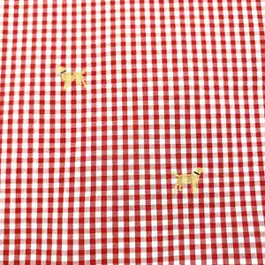 Brooks Brothers Hemd Herren Small Regent Fit Gingham rot bestickt goldener Hund - Bild 1 von 12
