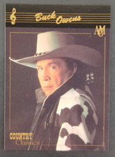 Buck Owens 1992 Country Music Stars Card #7 (NM)