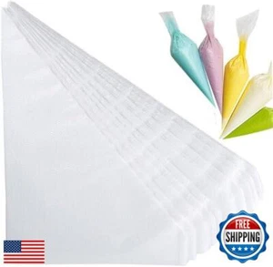 Disposable Small Piping Bags 8 inch, Extra Durable Mini Piping Bags, 100 Anti - Picture 1 of 5