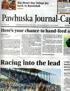 PAWUSKA JOURNAL-CAPITAL Zeitung 2. Juni 2021 indischer Staffelpferd Rennmeister - Bild 1 von 1