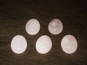 - Cabochon Stein Kristalltherapie - ROSENQUARZ oval 16x12 mm - Bild 1 von 1