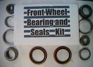 Front Wheel Bearing Race & Seal Kit For Chevy S10 Blazer GMC 1982-2001 2WD only