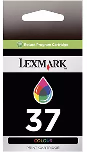 New Genuine Lexmark 37 Ink Cartridge Box X Series X5650 X4650 Z Series Z2420 - Picture 1 of 3