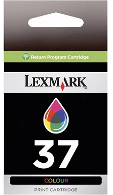 New Genuine Lexmark 37 Ink Cartridge X Series X5650 X4650 X6650 Z Series Z2420 - Image 1 of 3
