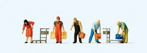 Preiser 10656 HO 1:87 Beverage Store Shoppers - C10 Mint Brand New - Picture 1 of 1