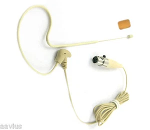 Pro Ear Worn Hanging Boom Microphone for Sure Wireless Mic Bodypack Transmitter - Picture 1 of 2