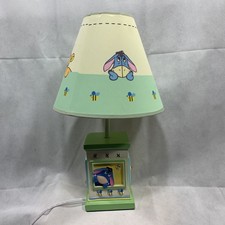 Winnie The Pooh Nursery Lamp Green Light Fixture Tigger Piglet Eeyore Light