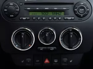 Per VW New Beetle 98-10 Anillos de aluminio pulido al panel de control 3 piezas - Imagen 1 de 8