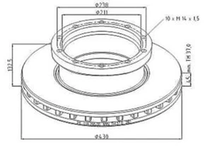 BREMSENPAKET MERCESDES BENZ ACTROS - Bild 1 von 2