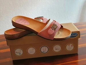 Scholl Damenschuhe - Pantoletten "Bahamais" - Veloursleder- Farbe: Rose - Gr. 40 - Bild 1 von 6